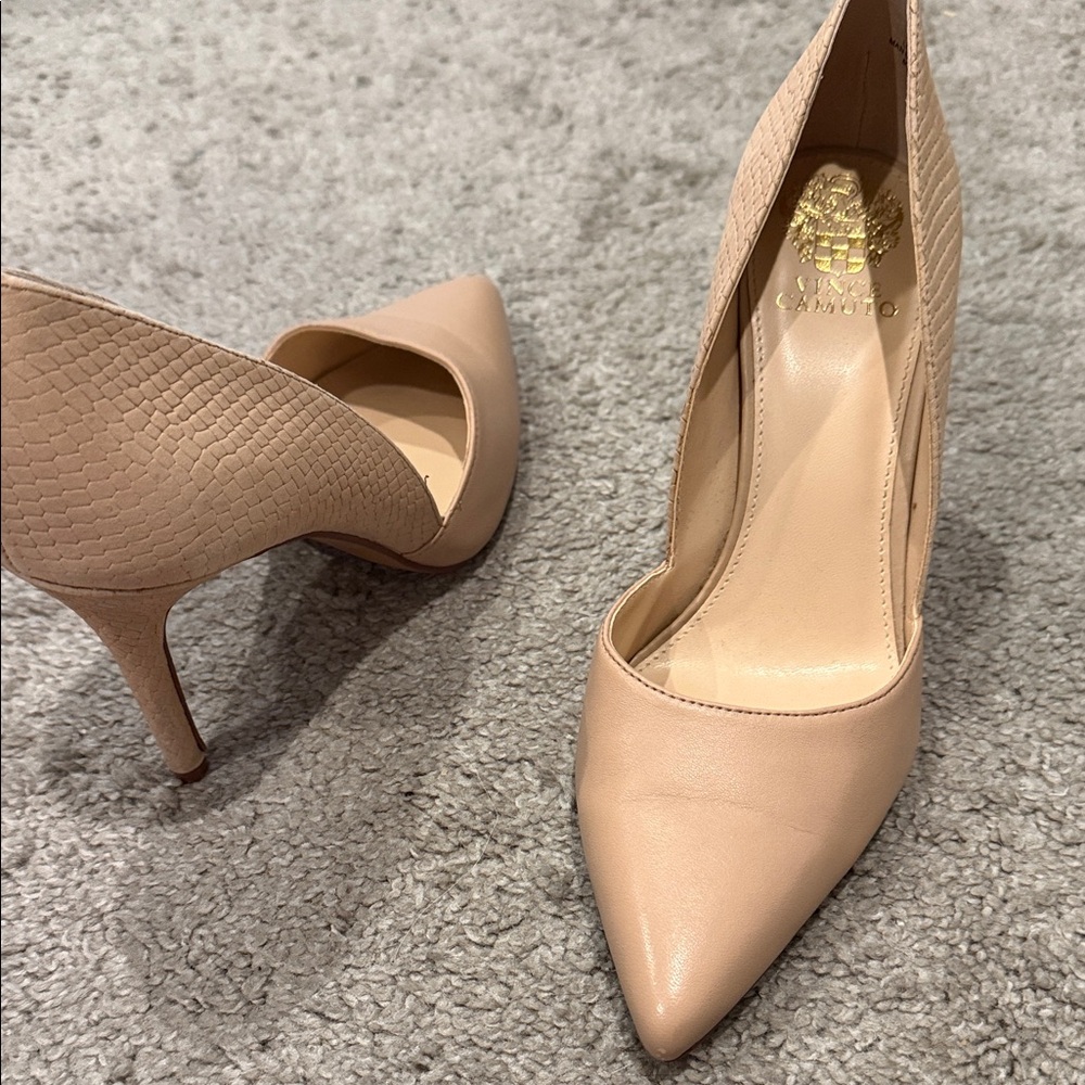 Vince Camuto Nude Stiletto Pumps